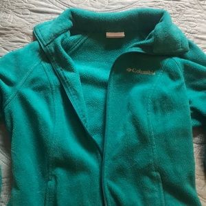 Teal Columbia Fleece Jacket
